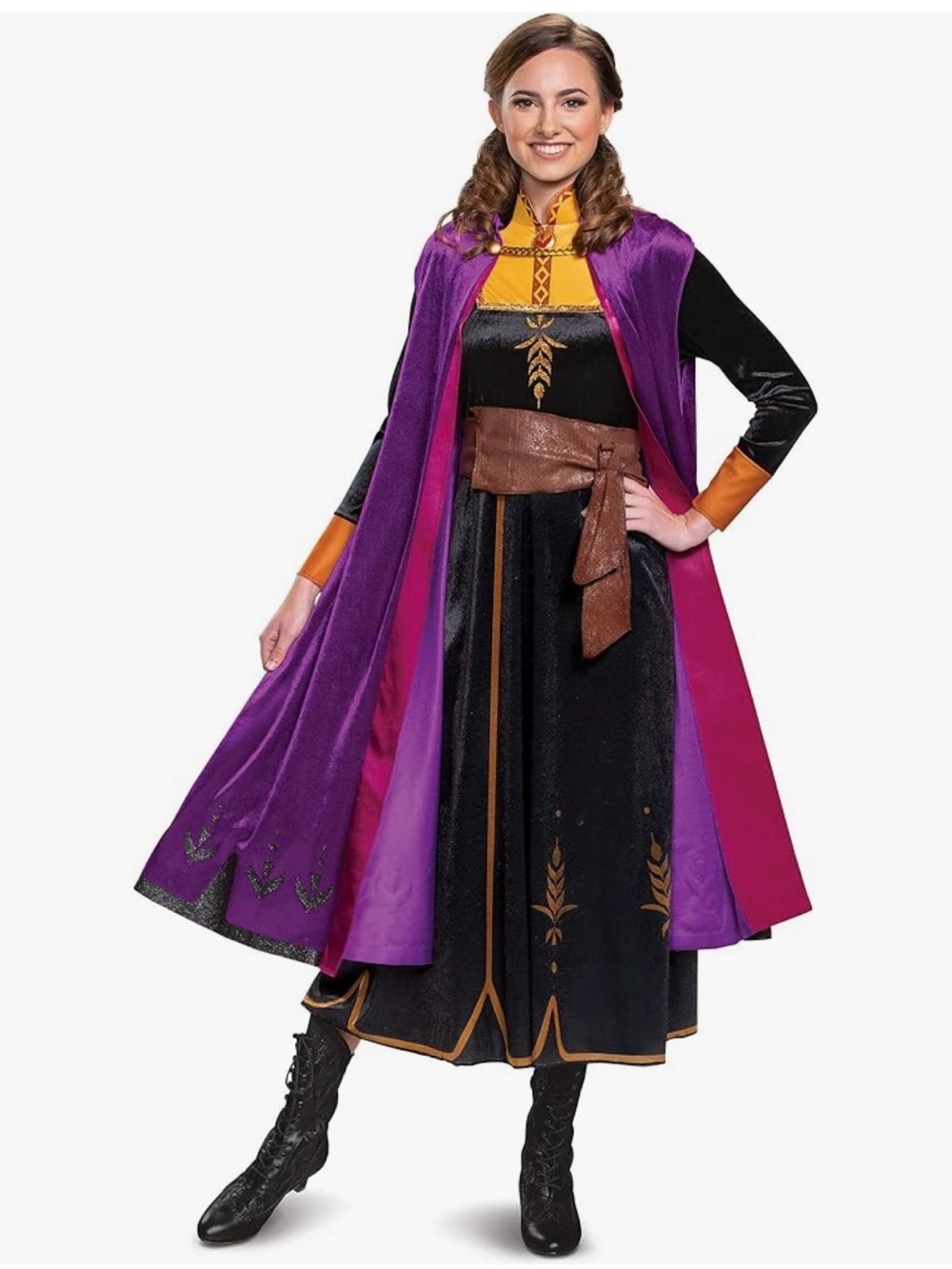 Disney Frozen Anna Deluxe Adult Costume XL/EG/TG (18-20) - Picture 12 of 12